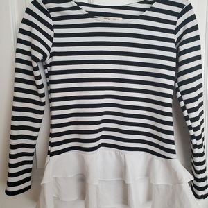 Black and white stripped top